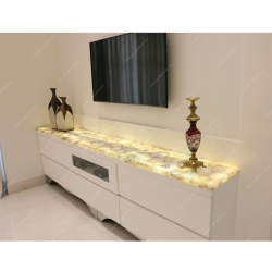 White Agate TV Ledge