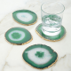 GREEN AGATE COASTER GREEN AGATE COASTER
