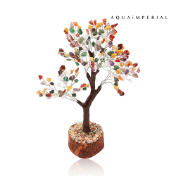 MULTI COLOR GEM STONE TREE OF LIFE