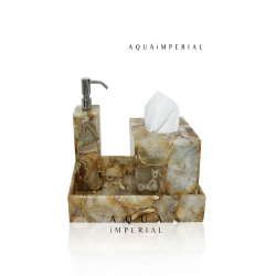 Wild Agate Bathroom Set Of 3 pcs 