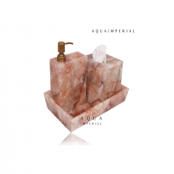 Hematite Quartz Bathroom Set Of 4 pcs 