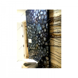 Black Agate Backlit Wall Panel