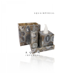 Grey Agate Bathroom Set Of 4 pcs 