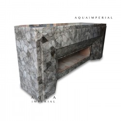 Smoky Quartz Fire Place