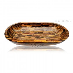 Golden Tiger Eye Wash Basin