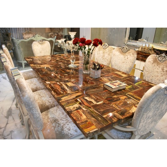 Petrified Wood Dining Top Petrified Wood Dining Top