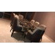 Petrified Wood Black Dining Top Petrified Wood Black Dining Top