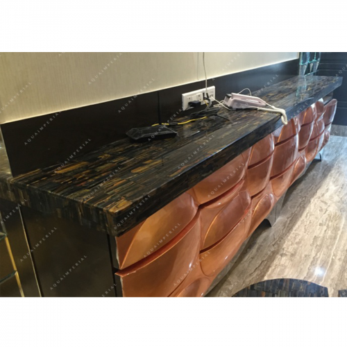 Blue Tiger Eye Dining Ledge