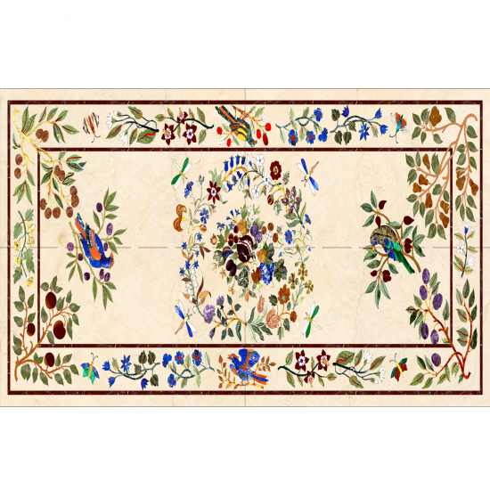 Florentine Summer Pietra Dura Table Top Florentine Summer Pietra Dura Table Top