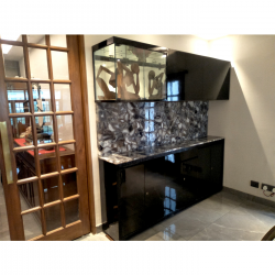 Grey Agate Backlit Bar Counter Top