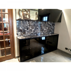 Grey Agate Backlit Bar Counter Top
