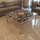 BLACK AGATE CENTER TABLE TOP BLACK AGATE CENTER TABLE TOP