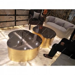 Golden Pyrite Random Center Table Top