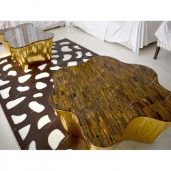 Tiger Eye Golden  Center Table Top