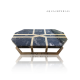 Smoky Quartz & Brass Base Center Table Top Smoky Quartz & Brass Base Center Table Top