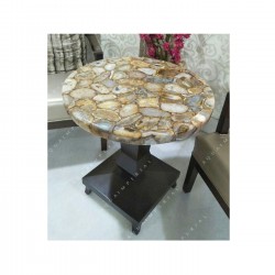 Wild Agate Corner Table Top