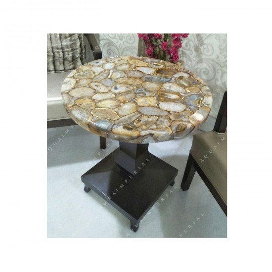 Wild Agate Corner Table Top Wild Agate Corner Table Top
