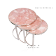 Rose Quartz Set Of 3 Nesting Top Rose Quartz Set Of 3 Nesting Top