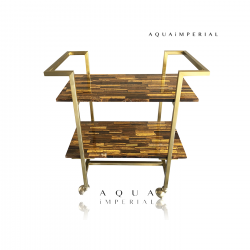 Golden Tiger Eye Nesting Top Trolly