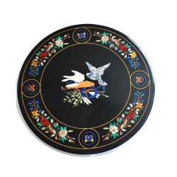 Twin Dove Design Pietra Dura Table Top