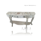 Floral Design Pietra Dura Console Floral Design Pietra Dura Console