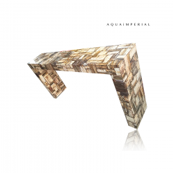 Petrified Wood Console