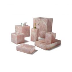 Rose Quartz Bathroom Set Of 7 pcs 