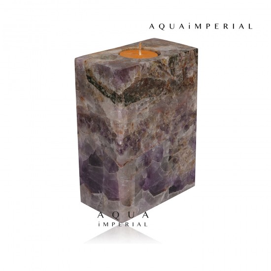 Amethyst Block T-Light Amethyst Block T-Light