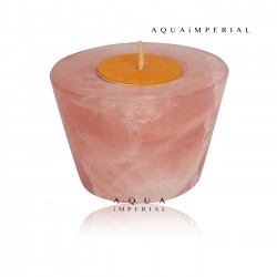 Rose Quartz Cylindrical T-Light