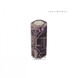 Amethyst Octagonal Solid T Light (Large)