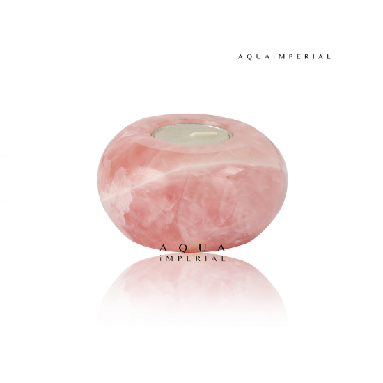 Rose Quartz Round T-Light Rose Quartz Round T-Light