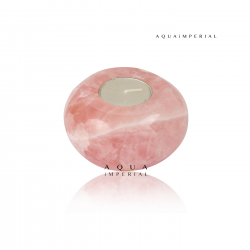Rose Quartz Round T-Light
