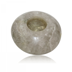 Smoky Quartz Round T-Light