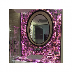 Amethyst Bathroom Counter