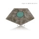 Smoky Quartz T-Light Candle Holder Pentagon Smoky Quartz T-Light Candle Holder Pentagon