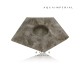 Smoky Quartz T-Light Candle Holder Pentagon Smoky Quartz T-Light Candle Holder Pentagon