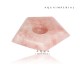 Rose Quartz T-Light Candle Holder Pentagon Rose Quartz T-Light Candle Holder Pentagon