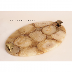 Wild Agate Oval Decorative Tray