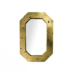 Golden Pyrite Mirror