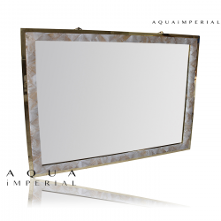 Classic Quartz Brass Wall Mirror
