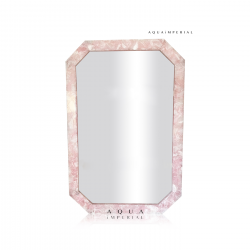 Rose Quartz Wall Mirror