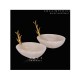 Golden Twig Design Rock Crystal Bowl Golden Twig Design Rock Crystal Bowl