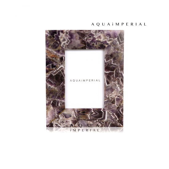 Amethyst Banded Photo Frame Amethyst Banded Photo Frame