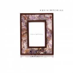 Amethyst Photo Frame with Bronze 
