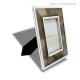 Smoky Quartz Photo Frame With SS