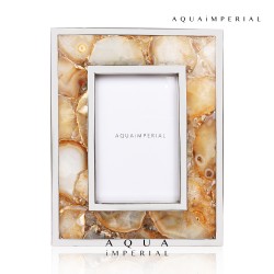 Wild Agate Photo Frame With SS