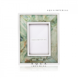 Green Aventurine Photo Frame with SS