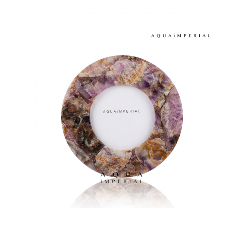 Amethyst Round Photo Frame