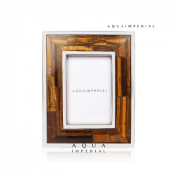 Tiger Eye Photo Frame With SS