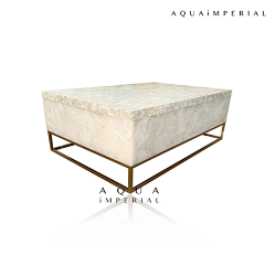 Mother Of Pearl With Quartz Table Top